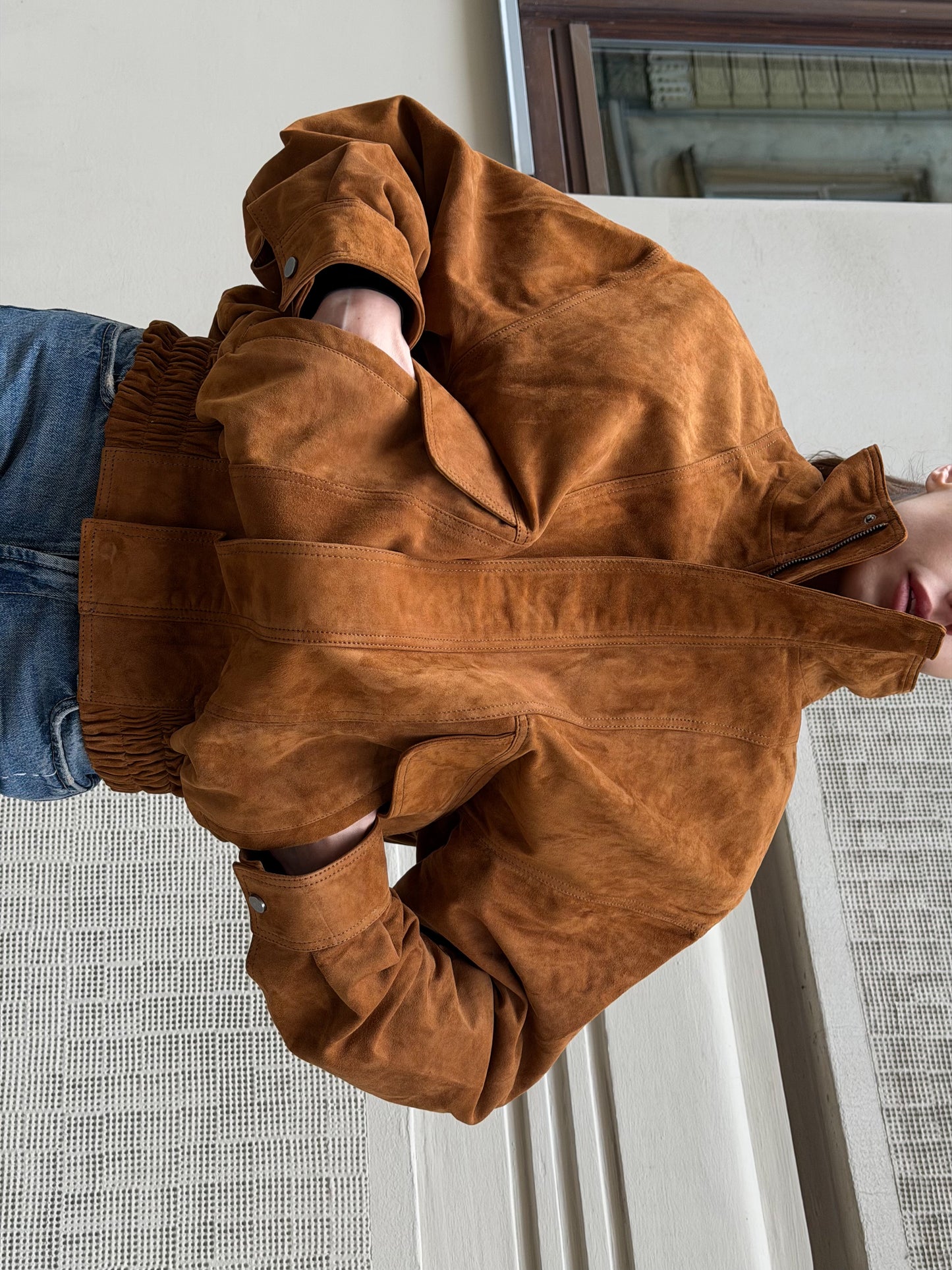 Archive Suede Bomber