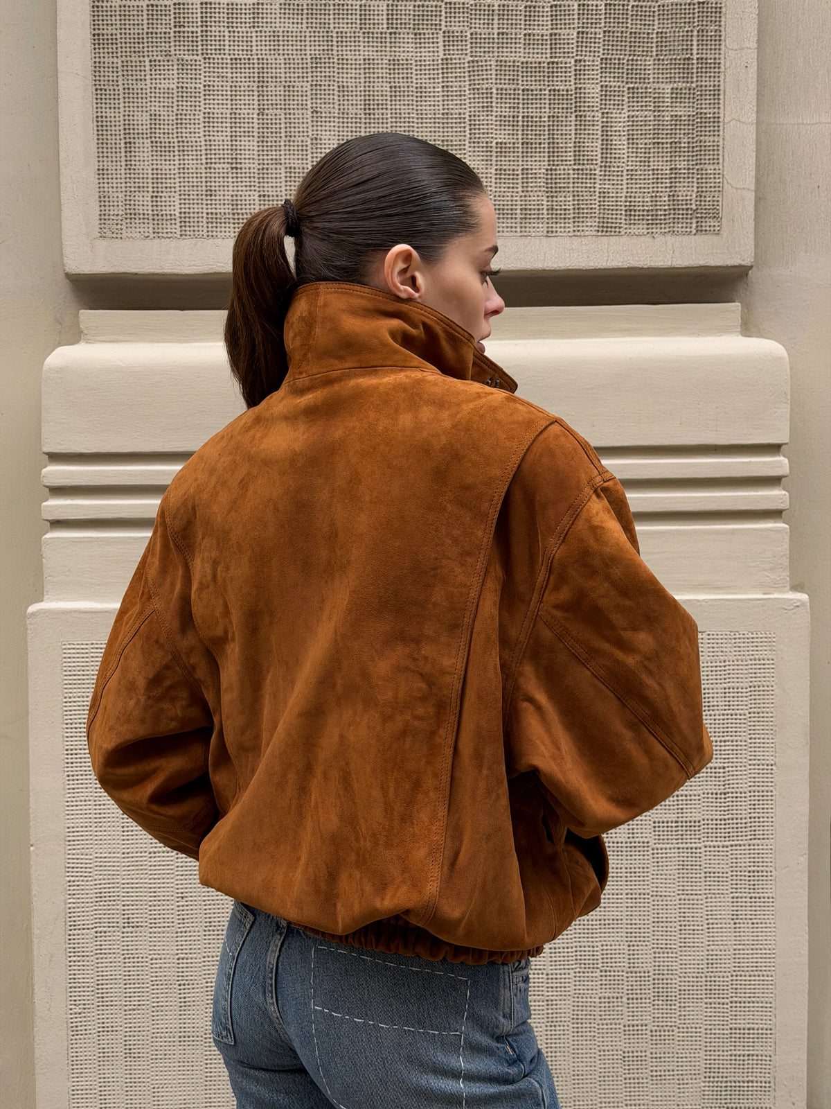 Archive Suede Bomber
