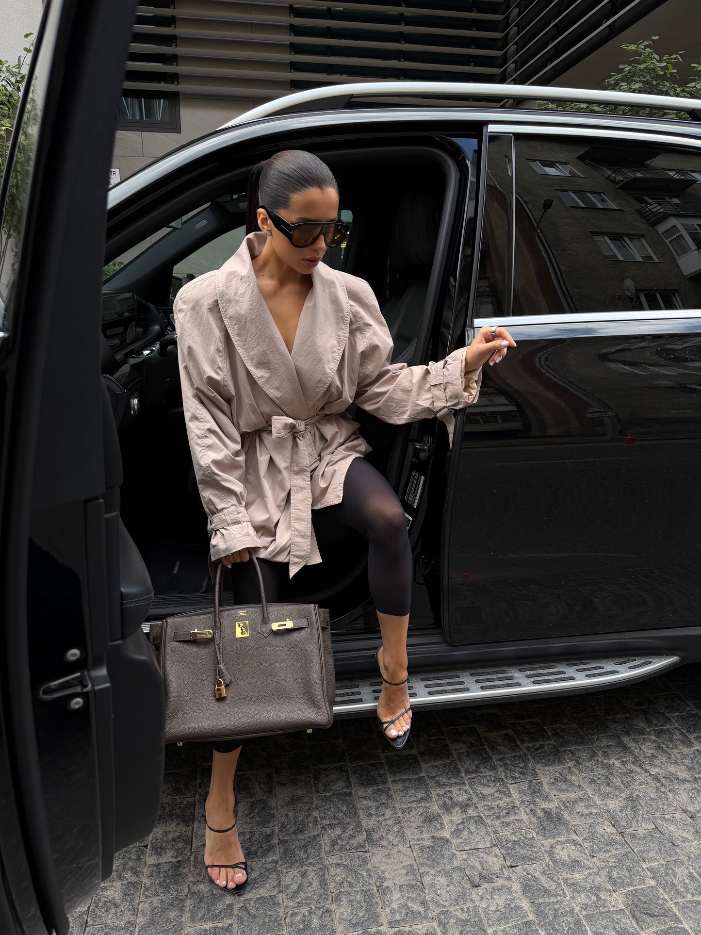 Light Trench Jacket beige