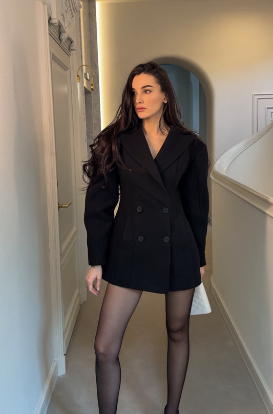 Corset Wool Blazer