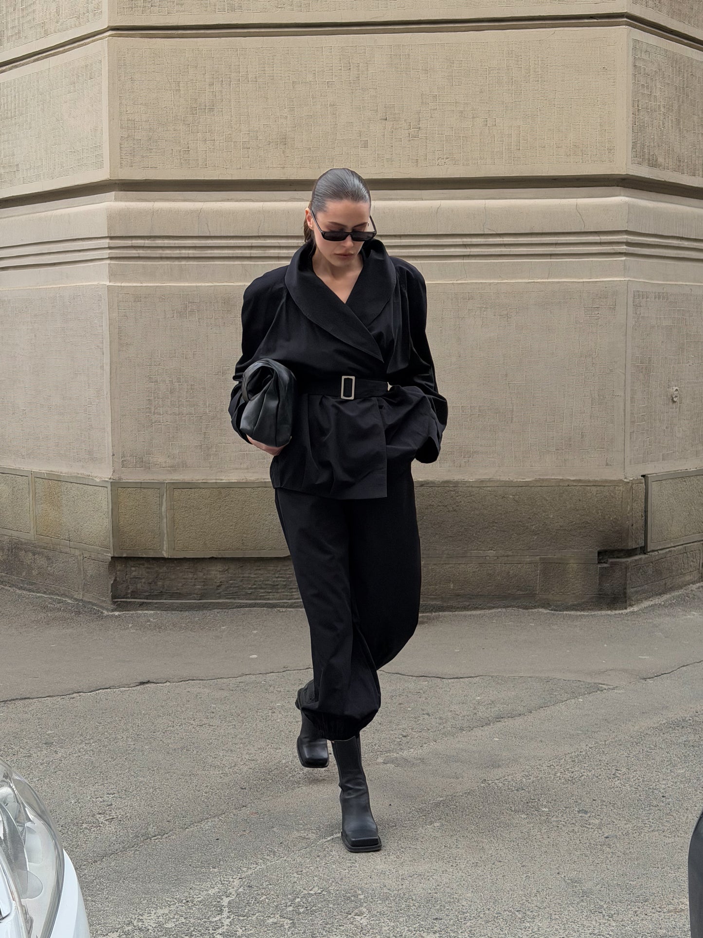 Light Trench Jacket black