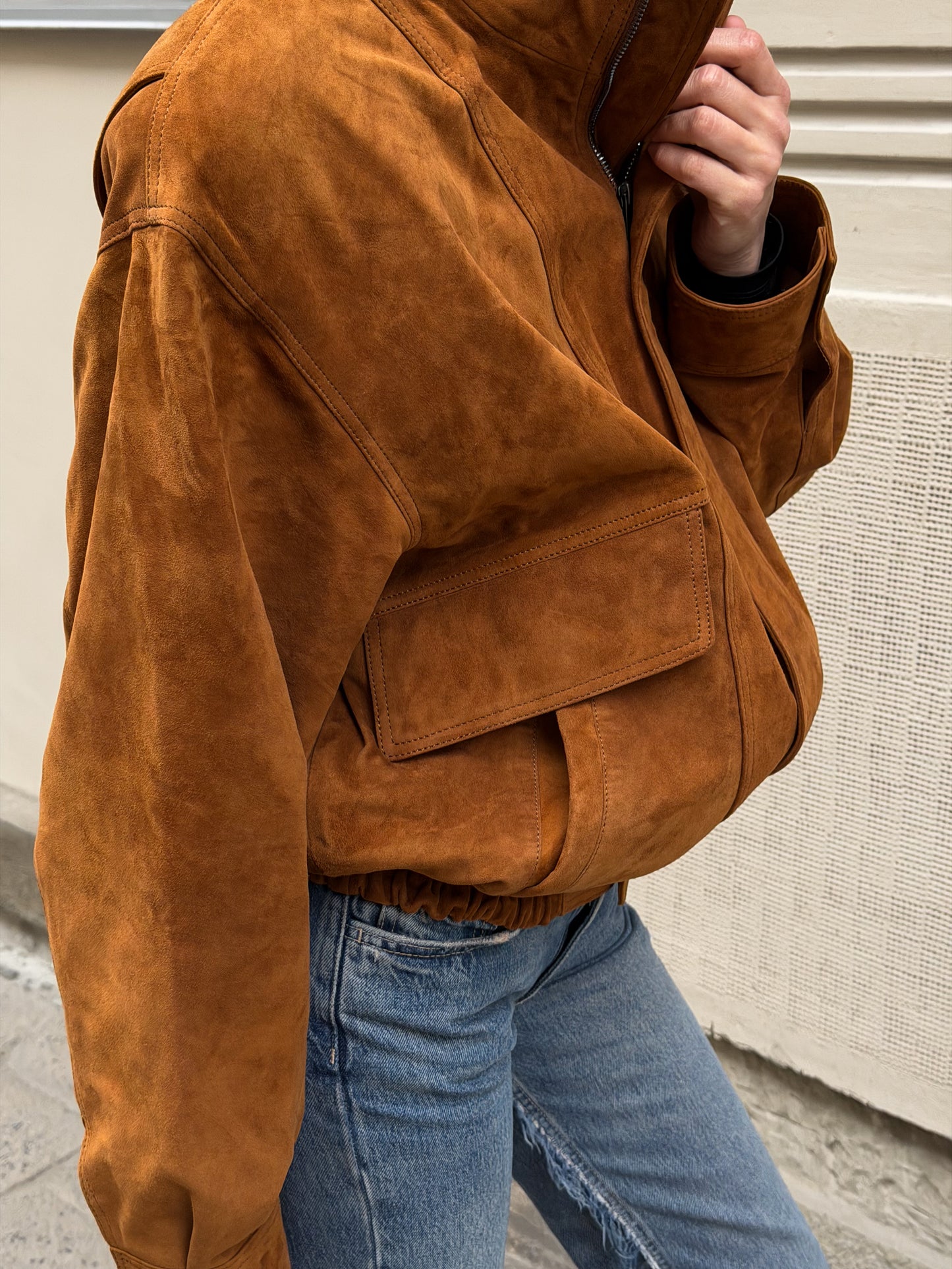 Archive Suede Bomber